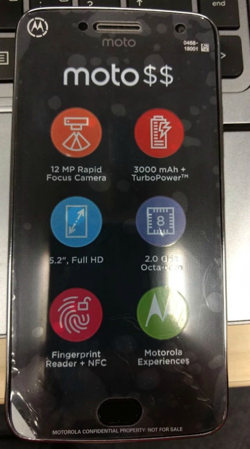 Lộ thiết kế và cấu hình Motorola Moto G5 Plus