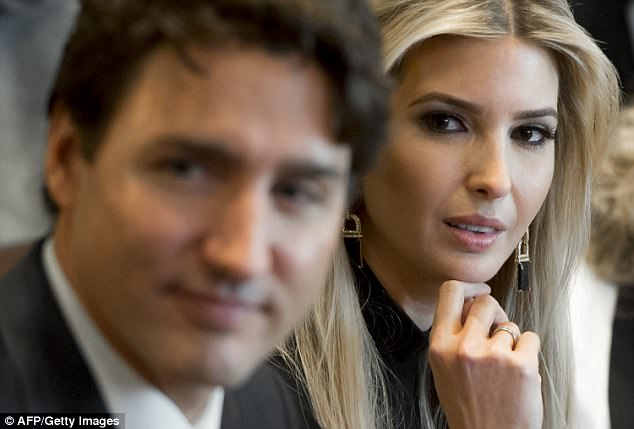 Con gái Trump &#34;bỏ rơi&#34; bố đi với Thủ tướng Canada đẹp trai - 5