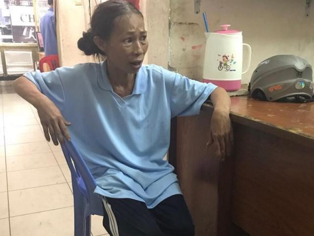 Người mẹ ẵm con ăn xin ở khu phố Tây trốn về đòi con