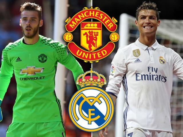 Chuyển nhượng MU: Real tính đổi Ronaldo lấy De Gea