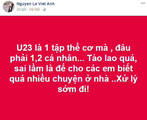 Sao Việt bức xúc vì "gái hư showbiz" thả thính U23 Việt Nam - 4