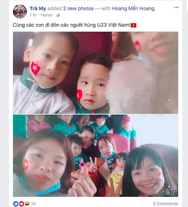 Dân mạng sôi sục chờ đón U23 Việt Nam về sân bay Nội Bài - 10