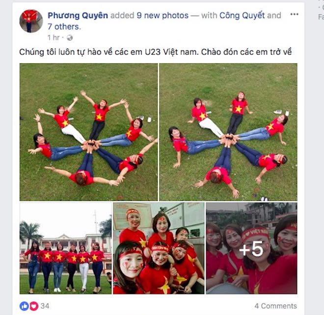 Dân mạng sôi sục chờ đón U23 Việt Nam về sân bay Nội Bài - 13