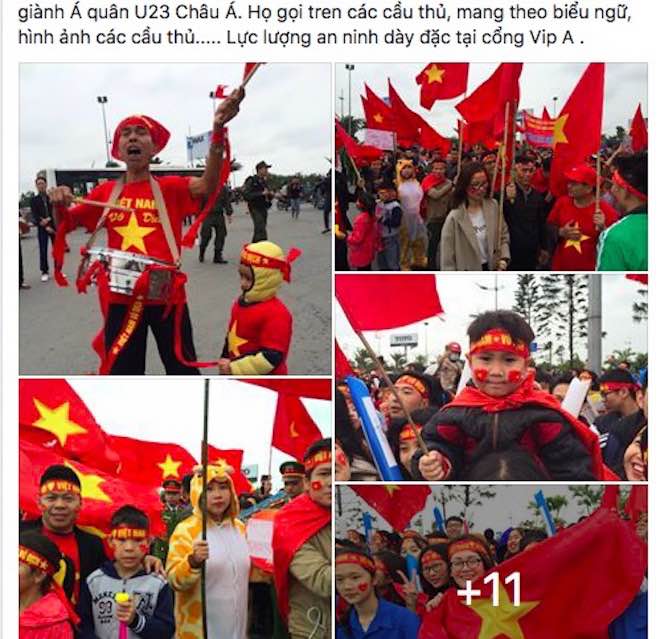 Hình ảnh U23 Việt Nam về nước ngập tràn Facebook - 15