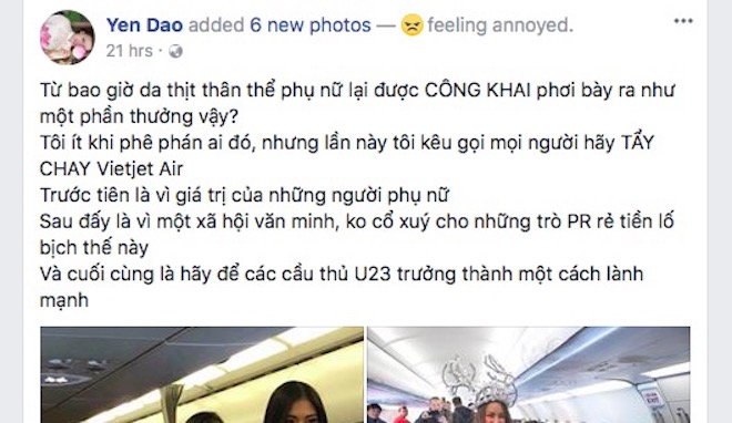 Dân mạng "nóng mặt" đòi tẩy chay VietJet Air vì "chiêu đãi" U23 VN bằng bikini - 6