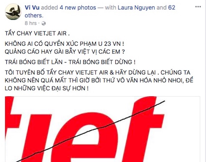 Dân mạng "nóng mặt" đòi tẩy chay VietJet Air vì "chiêu đãi" U23 VN bằng bikini - 4