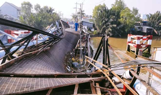 Khắc phục “thần tốc” cầu Long Kiểng sập do xe tải "đè" ở Sài Gòn - 15