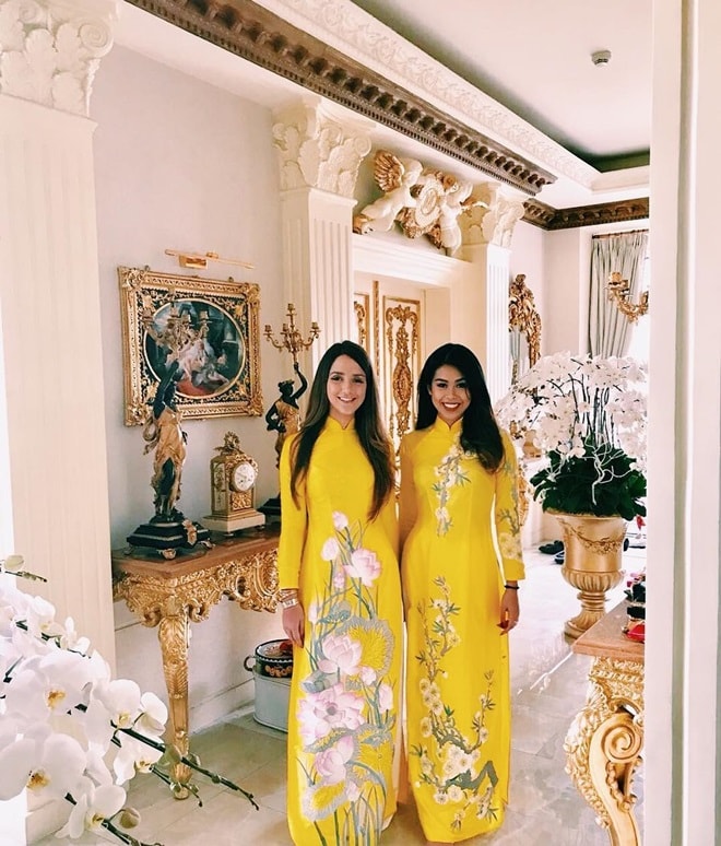 Gia đình Tăng Thanh Hà diện áo dài đón Tết - 3
