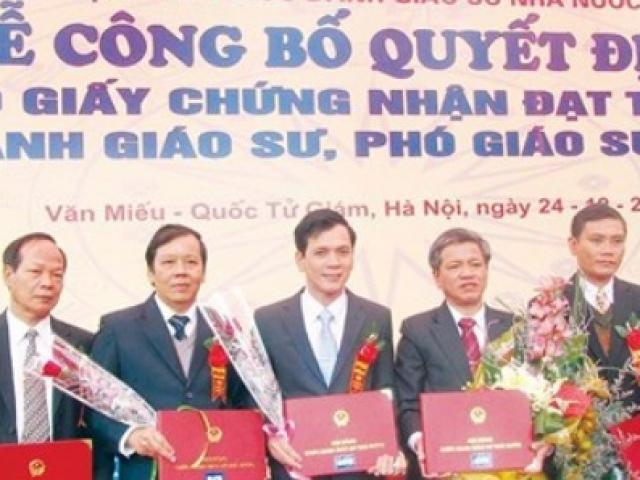 Tiêu chuẩn bổ nhiệm, miễn nhiệm giáo sư, phó giáo sư mới nhất