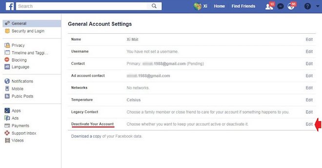 Hướng dẫn xóa Facebook cập nhật mới nhất 2018 - 2