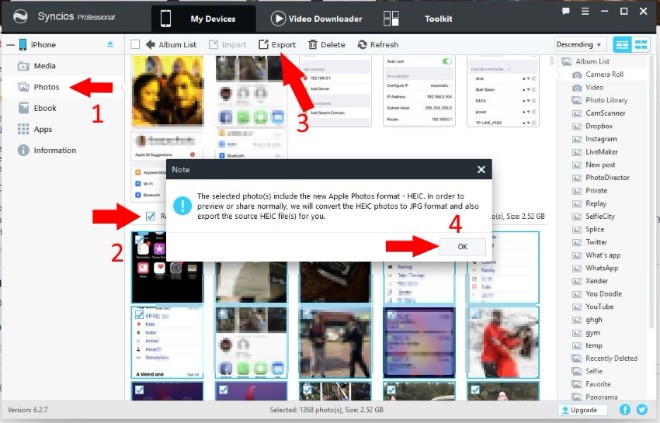 Khắc phục vấn đề ảnh chụp bởi iPhone X không đọc được trên máy tính - 3