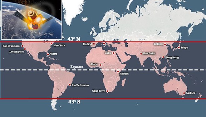 Dự báo: Trạm không gian 8,5 tấn sẽ rơi xuống Trái Đất từ 24/3 - 2