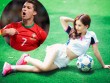 Vợ cũ Hồ Quang Hiếu sexy cổ vũ đội tuyển của Ronaldo