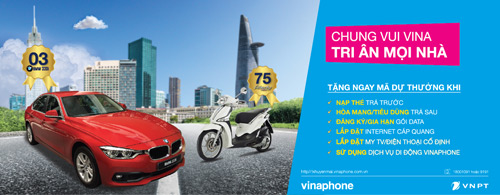 VinaPhone tri ân khách hàng thân thiết với dàn siêu xe BMW.