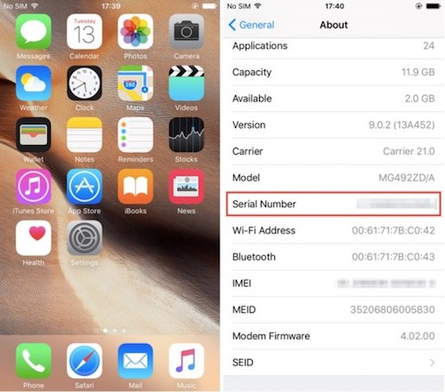 Tin tặc có thể tấn công smartphone bằng Serial Number?