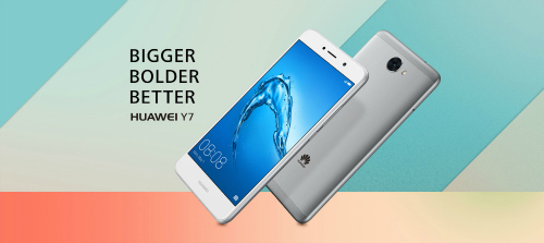 Huawei Y7 dùng pin 4000 mAh, chạy Android 7.0 Nougat ra mắt