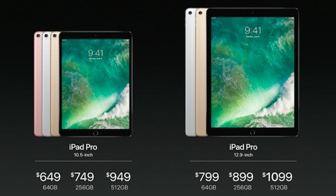 iPad Pro 2017 trình làng, có thêm phiên bản retina 10,5 inch