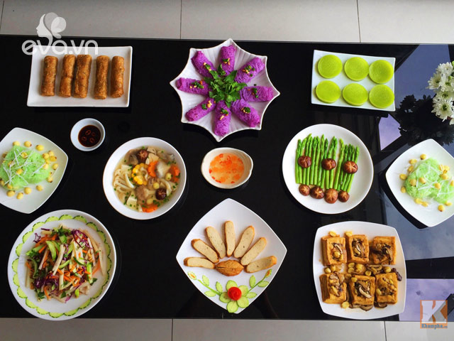 Gợi ý chị em mâm cơm chay cúng Rằm tháng 7 - 1