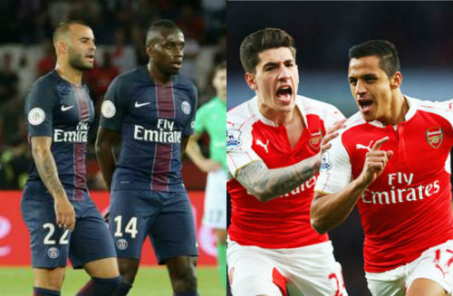 Lượt trận mở màn cúp C1: Hồi hộp đại chiến PSG - Arsenal - 1