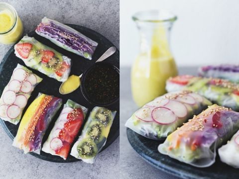 Những sáng tạo quyến rũ, đầy màu sắc của món nem cuốn - 7