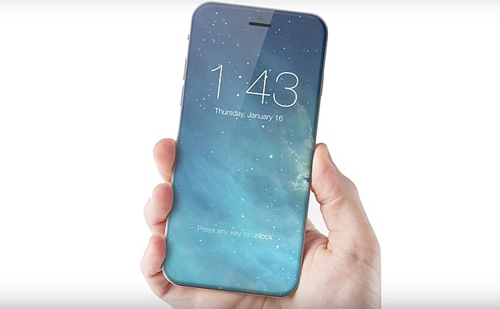 iPhone 8 của Apple có màn hình tràn cạnh, nút home ảo - 1