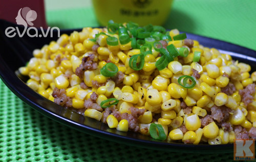 Ngô xào thịt băm dân dã cho bữa cơm đầu tuần - 4