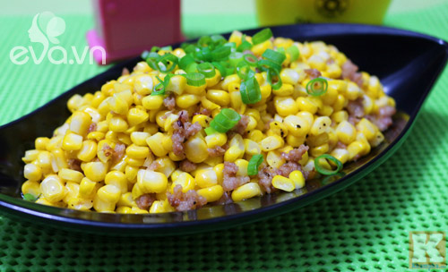 Ngô xào thịt băm dân dã cho bữa cơm đầu tuần - 5