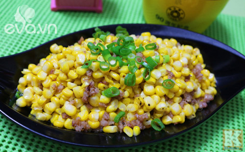 Ngô xào thịt băm dân dã cho bữa cơm đầu tuần - 6