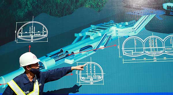 TQ xây ga lớn nhất thế giới bên dưới Vạn Lý Trường Thành - 2