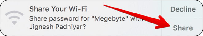 Chia sẻ mật khẩu Wi-Fi với bạn bè trên iOS và macOS - 3