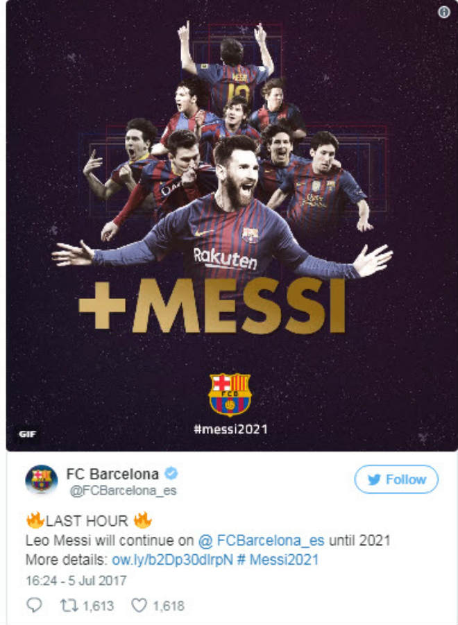 CHÍNH THỨC: Barca "trói" Messi 4 năm, trị giá 7 nghìn tỷ đồng - 1