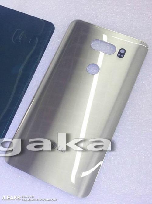 Lộ mặt lưng LG V30 có camera kép, cảm biến dấu vân tay