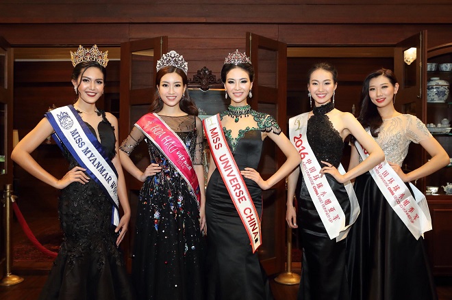 Đỗ Mỹ Linh đẹp lấn át Hoa hậu Hoàn vũ 2015 - 6