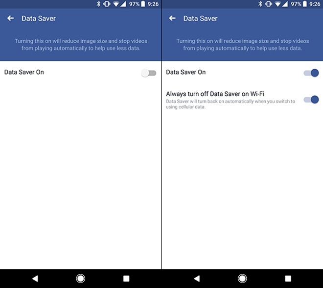 Khai thác tính năng tiết kiệm lưu lượng internet trên ứng dụng Facebook - 3