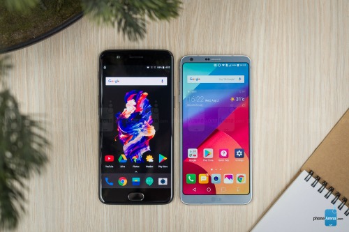 OnePlus 5 và LG G6: Bằng giá, cấu hình khác biệt