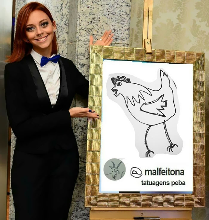 Nữ thợ xăm nổi tiếng vì những hình xăm xấu điên đảo - 1