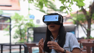 Bạn sẽ biểu cảm đáng yêu như thế khi chơi Gear VR - 3