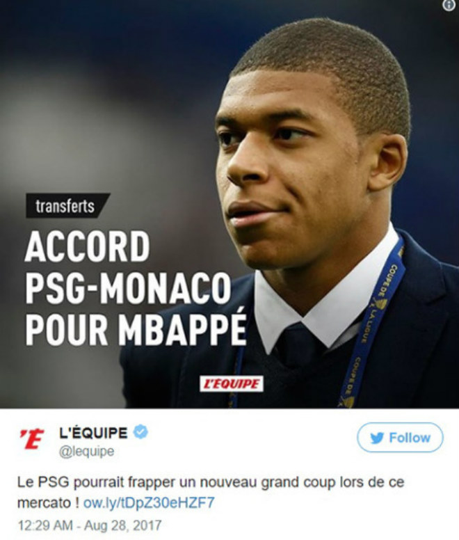 Monaco mua Jovetic, Mbappe sắp đến PSG 180 triệu euro - 2