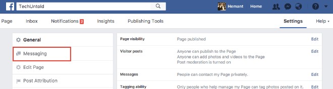 Kích hoạt tính năng tự động trả lời trên Facebook Messenger - 3