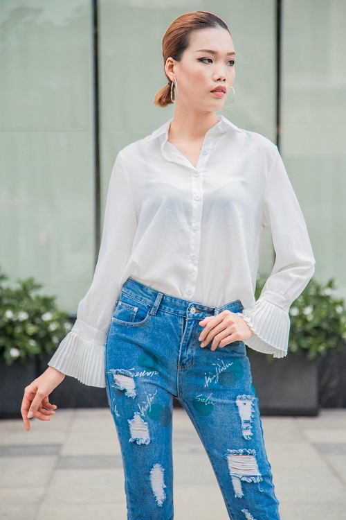 Mặc đẹp đến công sở như người mẫu Next Top Model - 2