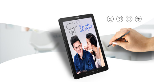 Galaxy Tab A (2016) với bút S Pen - Điểm "nóng" trên thị trường tablet nửa cuối 2016 - 2