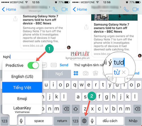 Khắc phục 3 lỗi bàn phím thường gặp trên iPhone