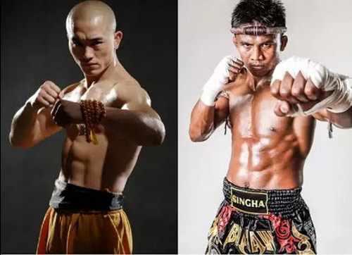 "Đệ nhất Thiếu Lâm" đấm cột sắt dọa nạt "vua Muay Thái" - 1