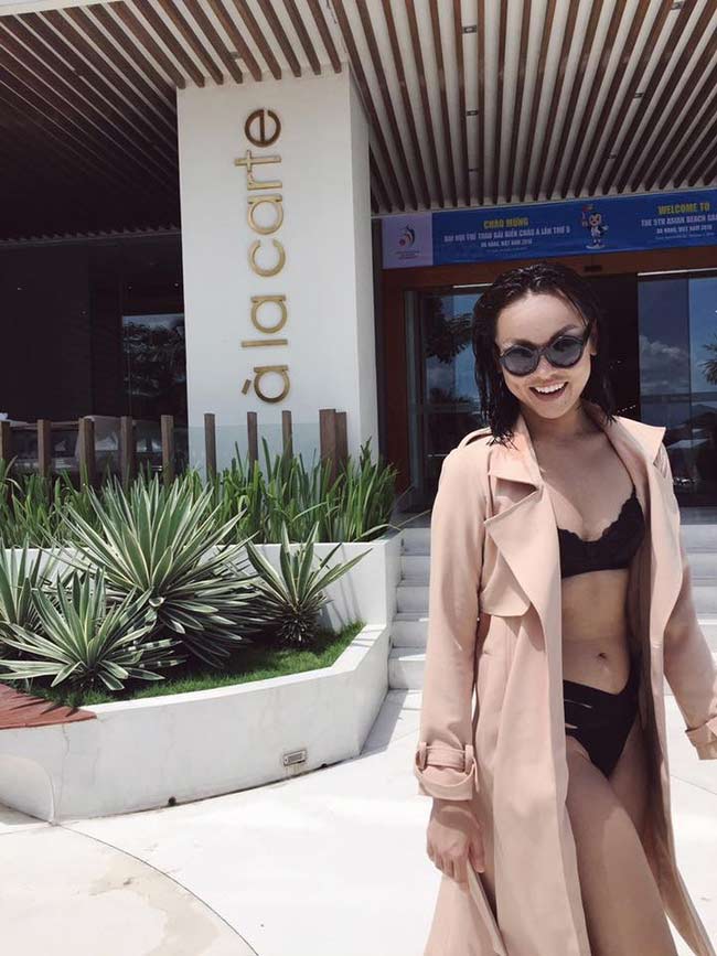 Người mẫu, hoa hậu Việt gây bất ngờ với vòng eo ngấn mỡ - 9