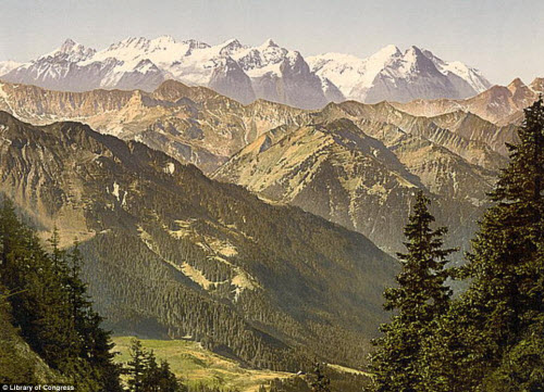 Cảnh đẹp và cuộc sống trên dãy Alps cách đây 100 năm - 1