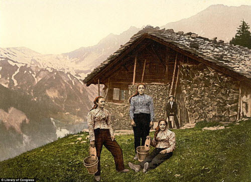 Cảnh đẹp và cuộc sống trên dãy Alps cách đây 100 năm - 4
