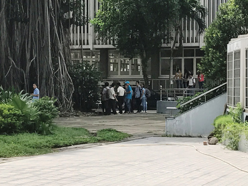 Rơi từ tầng 4, nam sinh tử vong tại ĐH Y Dược TP.HCM - 1