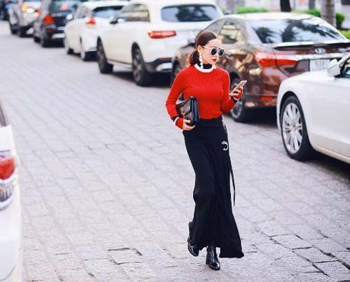 Mỹ nhân Việt mặc gì khi trời trở lạnh? - 11