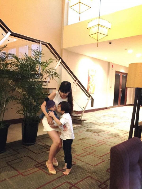 Sự thật thân hình làm mẹ lần 4 của vợ Lý Hải - 4