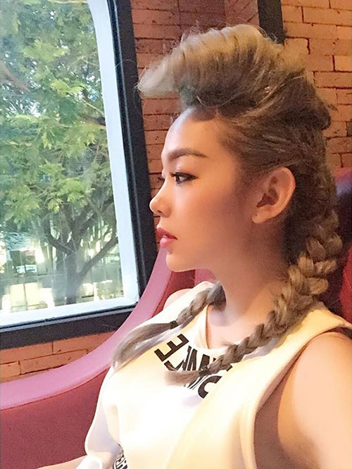 Ngắm kiểu tóc độc lạ, khác người của mỹ nhân Vbiz - 13